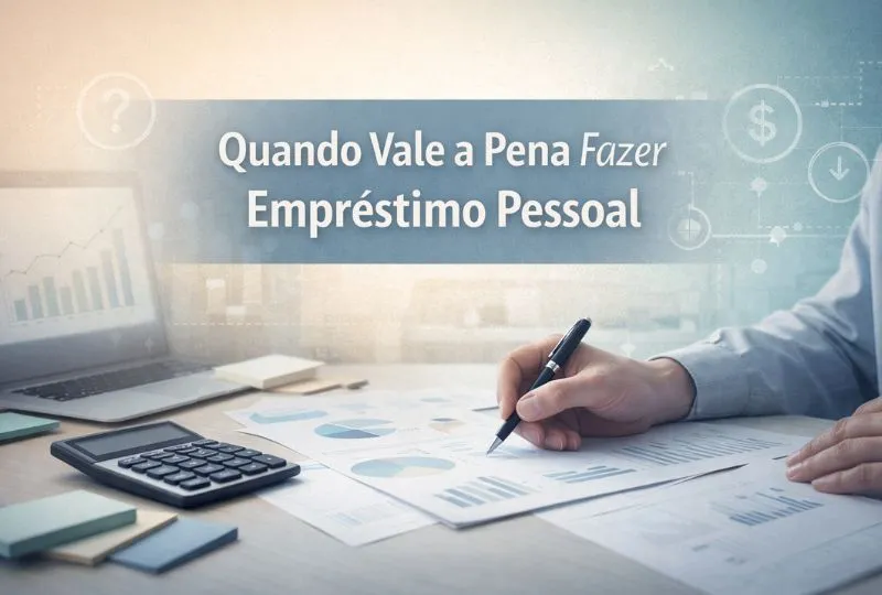 Quando vale a pena fazer um empréstimo pessoal (e quando evitar)